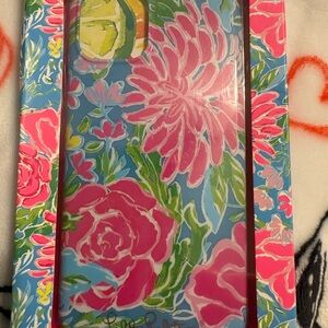 Lilly Pulitzer Pink and Blue Floral Phone Case for iPhone 11 Pro